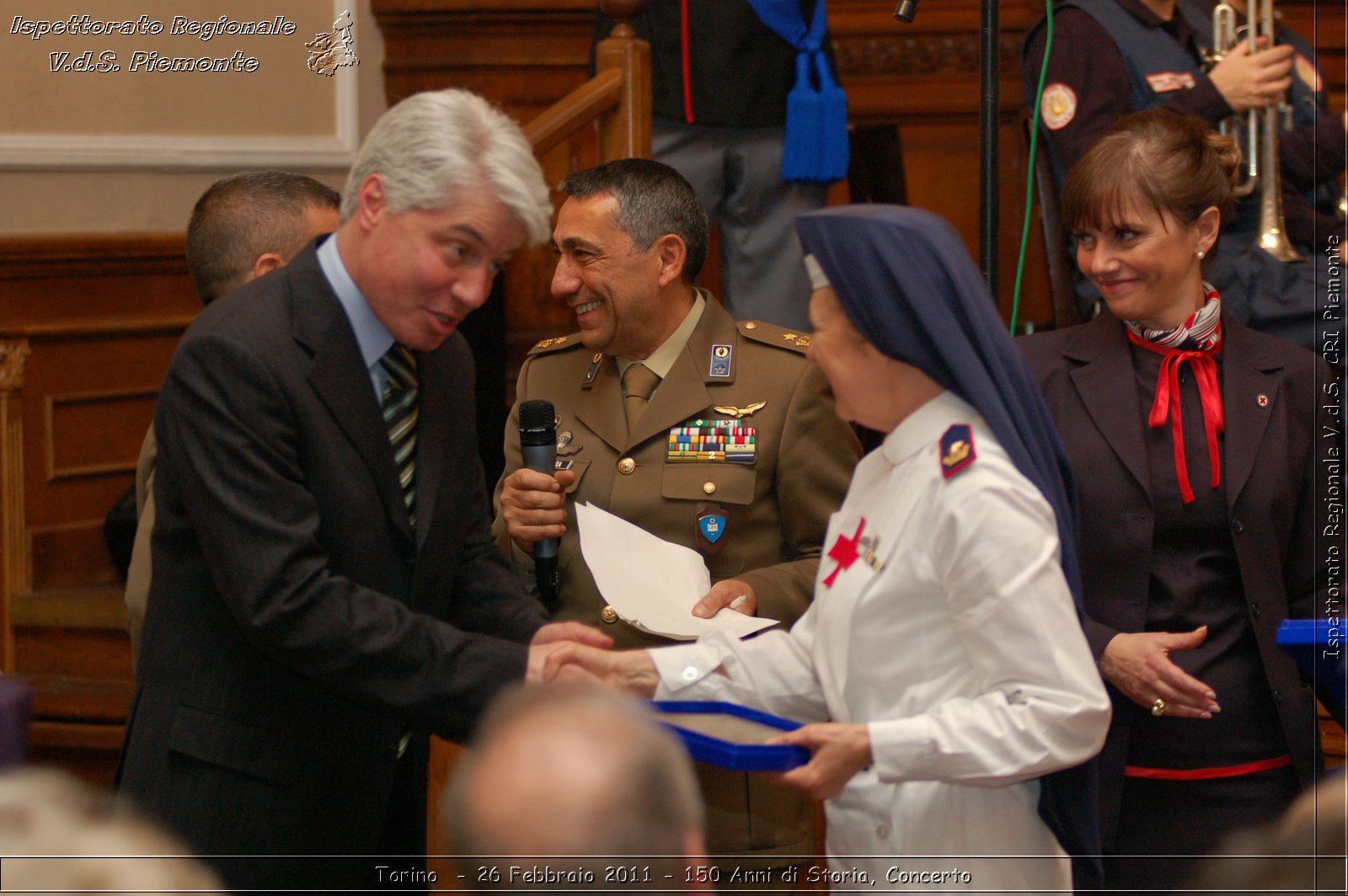 Torino  - 26 Febbraio 2011 - 150 Anni di Storia, Concerto -  Croce Rossa Italiana - Ispettorato Regionale Volontari del Soccorso Piemonte