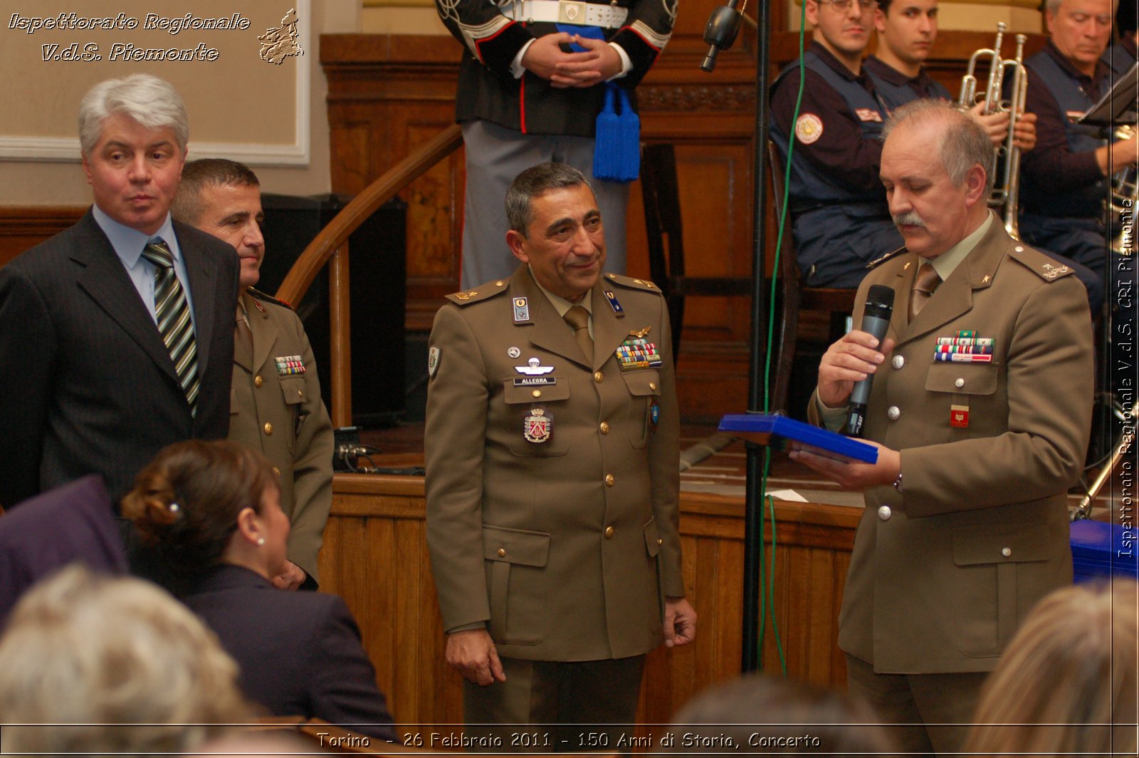 Torino  - 26 Febbraio 2011 - 150 Anni di Storia, Concerto -  Croce Rossa Italiana - Ispettorato Regionale Volontari del Soccorso Piemonte