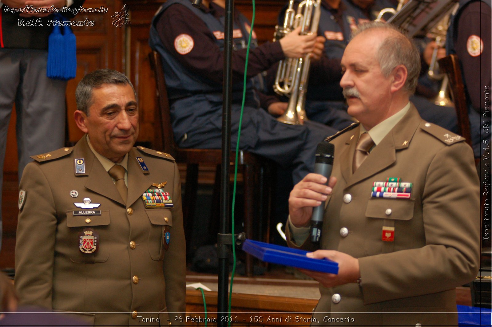 Torino  - 26 Febbraio 2011 - 150 Anni di Storia, Concerto -  Croce Rossa Italiana - Ispettorato Regionale Volontari del Soccorso Piemonte