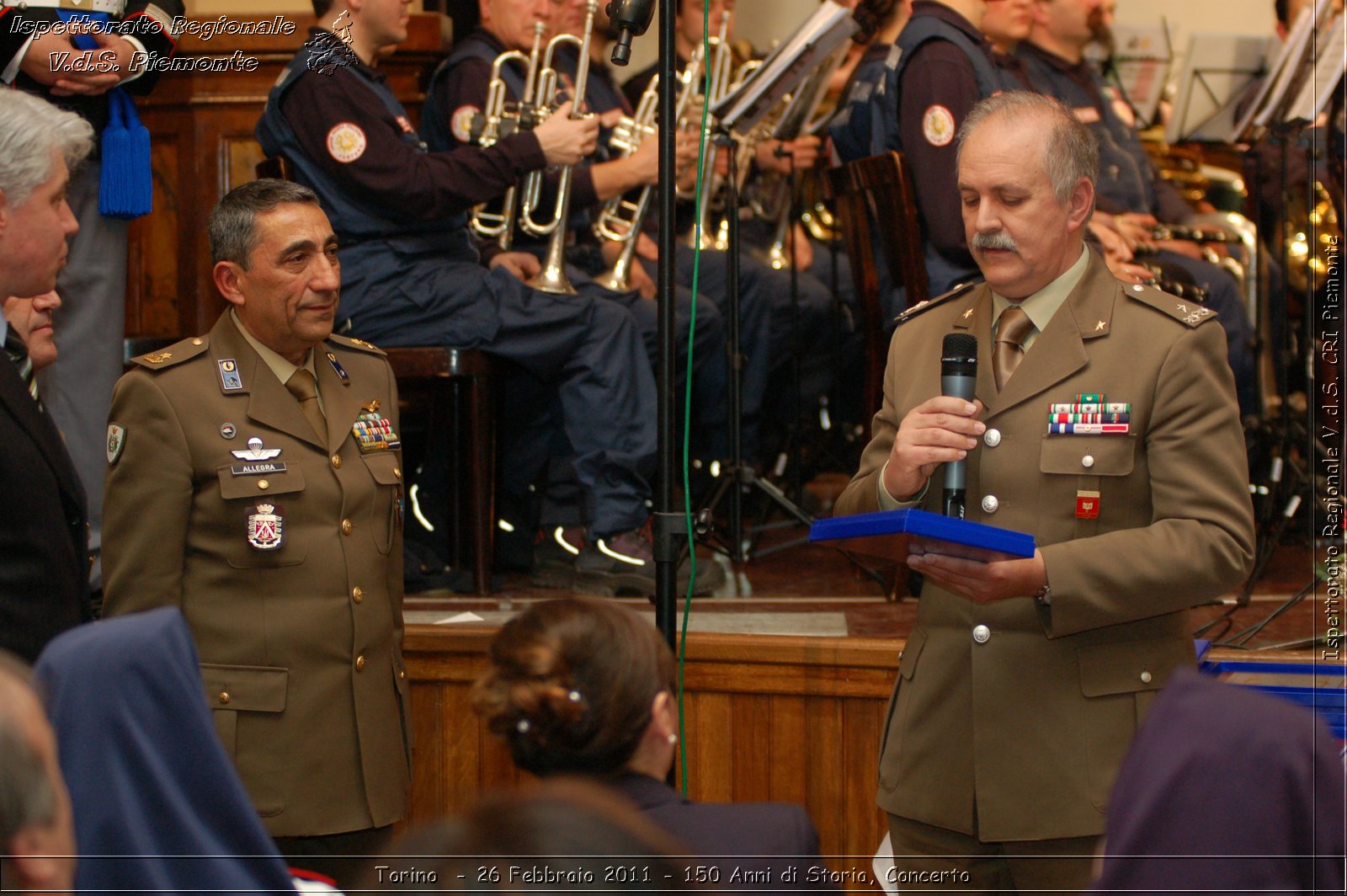 Torino  - 26 Febbraio 2011 - 150 Anni di Storia, Concerto -  Croce Rossa Italiana - Ispettorato Regionale Volontari del Soccorso Piemonte