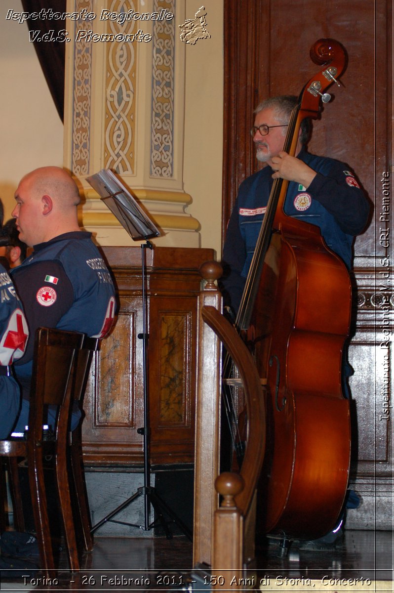 Torino  - 26 Febbraio 2011 - 150 Anni di Storia, Concerto -  Croce Rossa Italiana - Ispettorato Regionale Volontari del Soccorso Piemonte