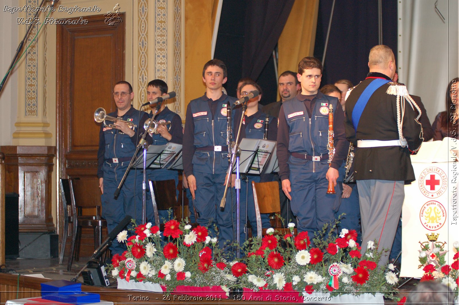 Torino  - 26 Febbraio 2011 - 150 Anni di Storia, Concerto -  Croce Rossa Italiana - Ispettorato Regionale Volontari del Soccorso Piemonte