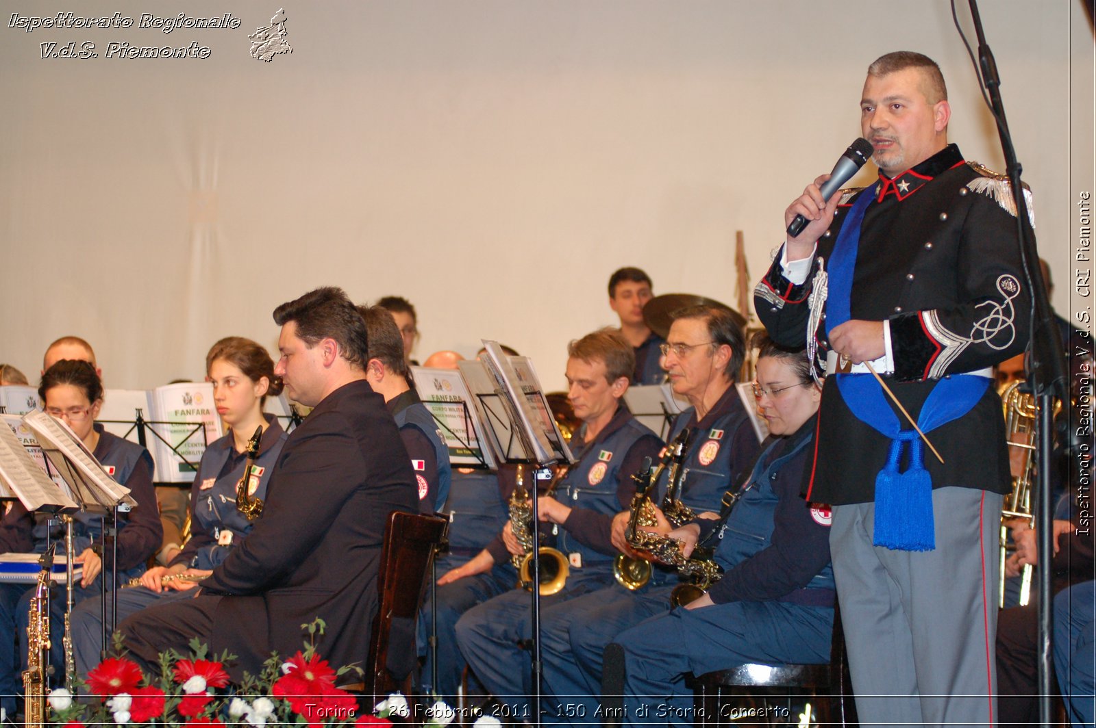 Torino  - 26 Febbraio 2011 - 150 Anni di Storia, Concerto -  Croce Rossa Italiana - Ispettorato Regionale Volontari del Soccorso Piemonte