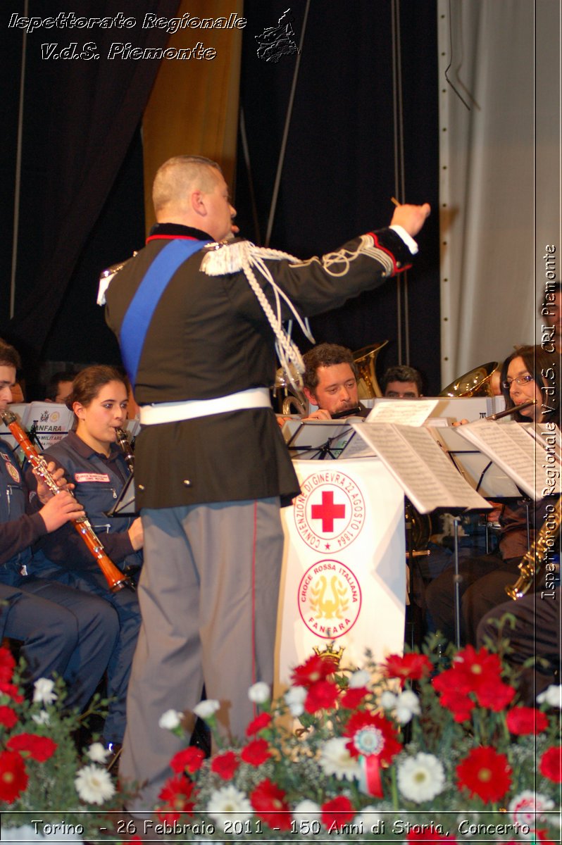 Torino  - 26 Febbraio 2011 - 150 Anni di Storia, Concerto -  Croce Rossa Italiana - Ispettorato Regionale Volontari del Soccorso Piemonte