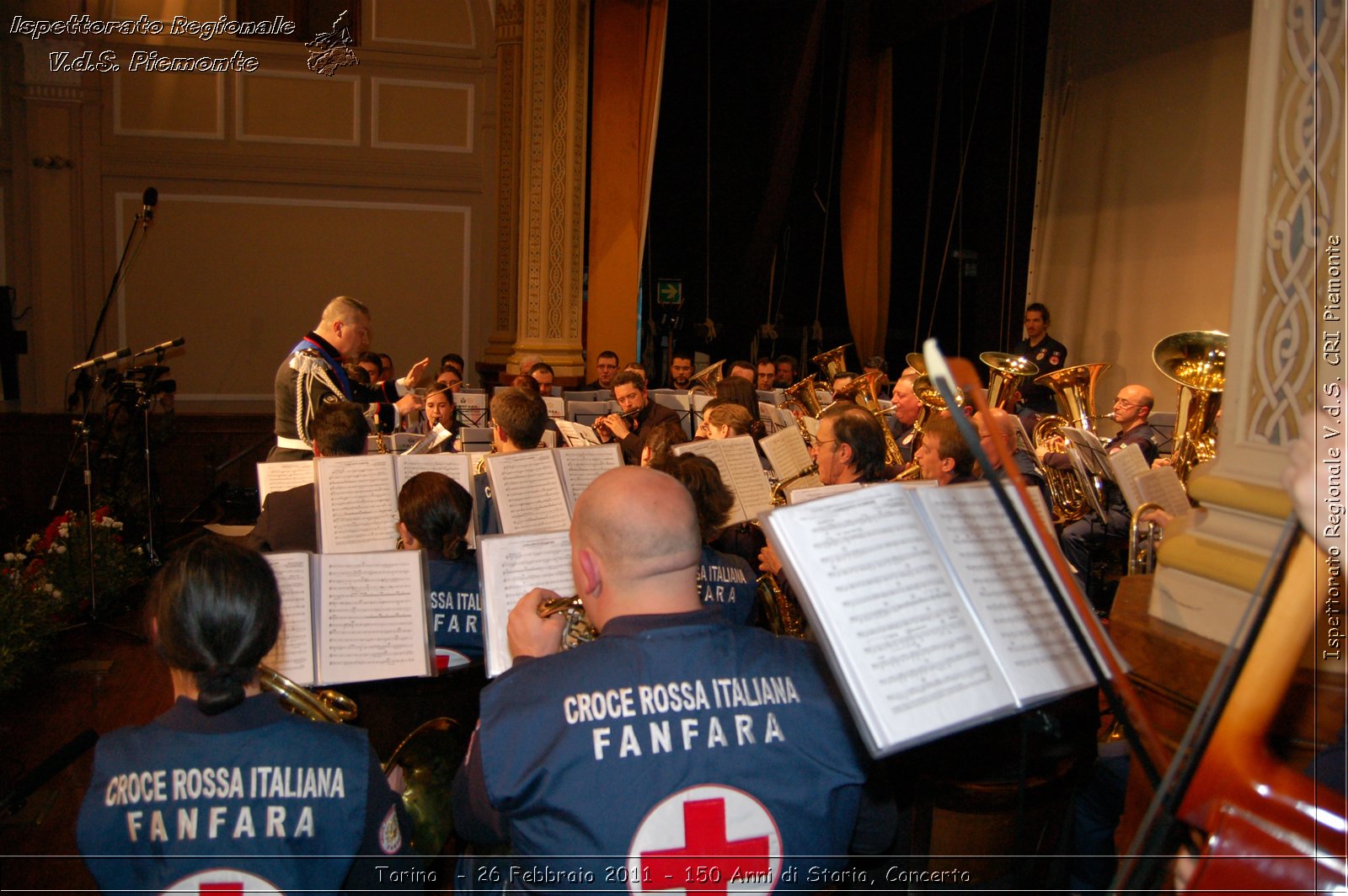 Torino  - 26 Febbraio 2011 - 150 Anni di Storia, Concerto -  Croce Rossa Italiana - Ispettorato Regionale Volontari del Soccorso Piemonte