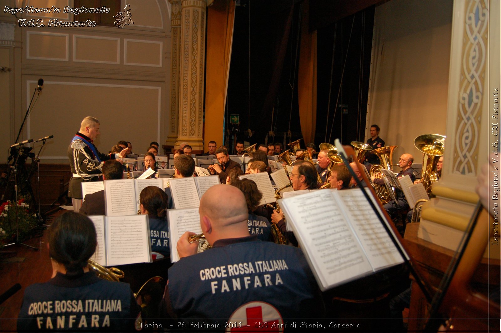 Torino  - 26 Febbraio 2011 - 150 Anni di Storia, Concerto -  Croce Rossa Italiana - Ispettorato Regionale Volontari del Soccorso Piemonte