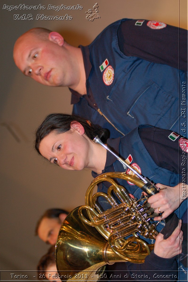 Torino  - 26 Febbraio 2011 - 150 Anni di Storia, Concerto -  Croce Rossa Italiana - Ispettorato Regionale Volontari del Soccorso Piemonte