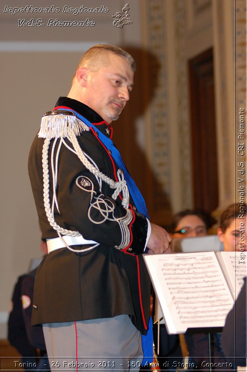 Torino  - 26 Febbraio 2011 - 150 Anni di Storia, Concerto -  Croce Rossa Italiana - Ispettorato Regionale Volontari del Soccorso Piemonte