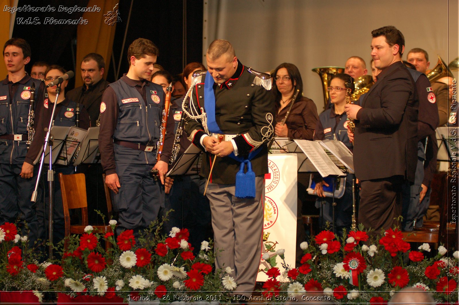 Torino  - 26 Febbraio 2011 - 150 Anni di Storia, Concerto -  Croce Rossa Italiana - Ispettorato Regionale Volontari del Soccorso Piemonte