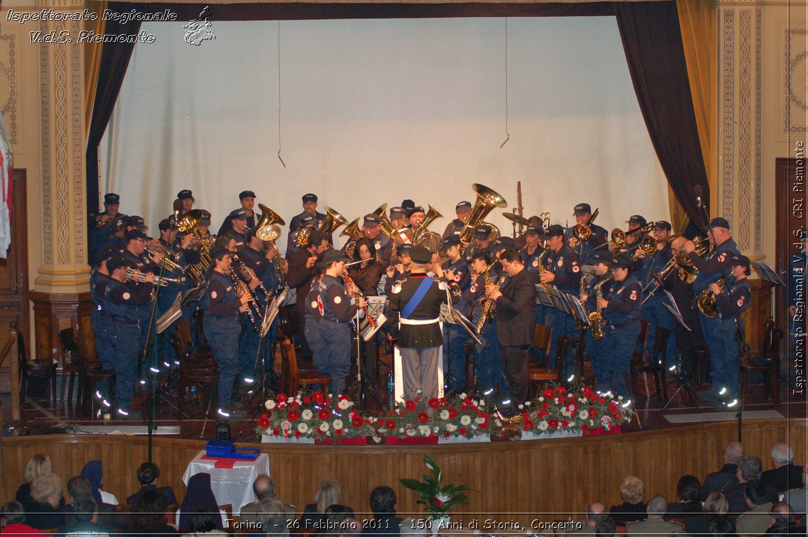 Torino  - 26 Febbraio 2011 - 150 Anni di Storia, Concerto -  Croce Rossa Italiana - Ispettorato Regionale Volontari del Soccorso Piemonte