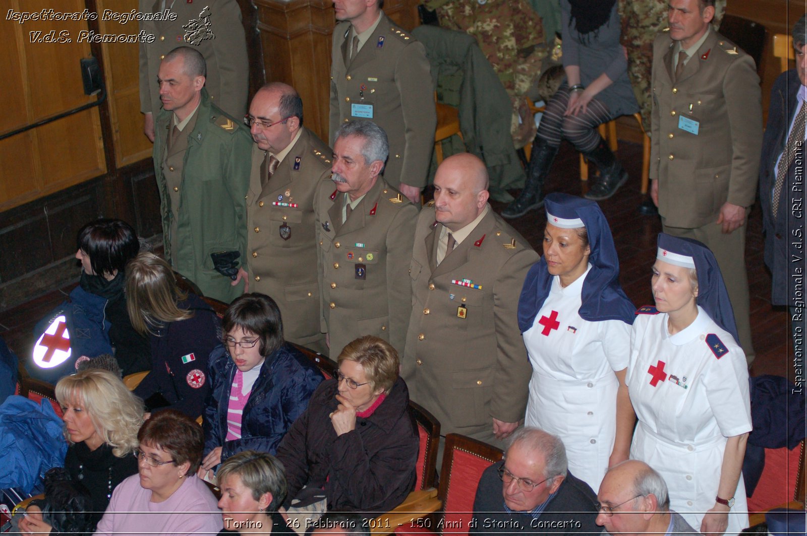 Torino  - 26 Febbraio 2011 - 150 Anni di Storia, Concerto -  Croce Rossa Italiana - Ispettorato Regionale Volontari del Soccorso Piemonte