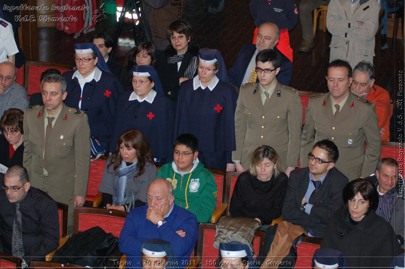 Torino  - 26 Febbraio 2011 - 150 Anni di Storia, Concerto -  Croce Rossa Italiana - Ispettorato Regionale Volontari del Soccorso Piemonte