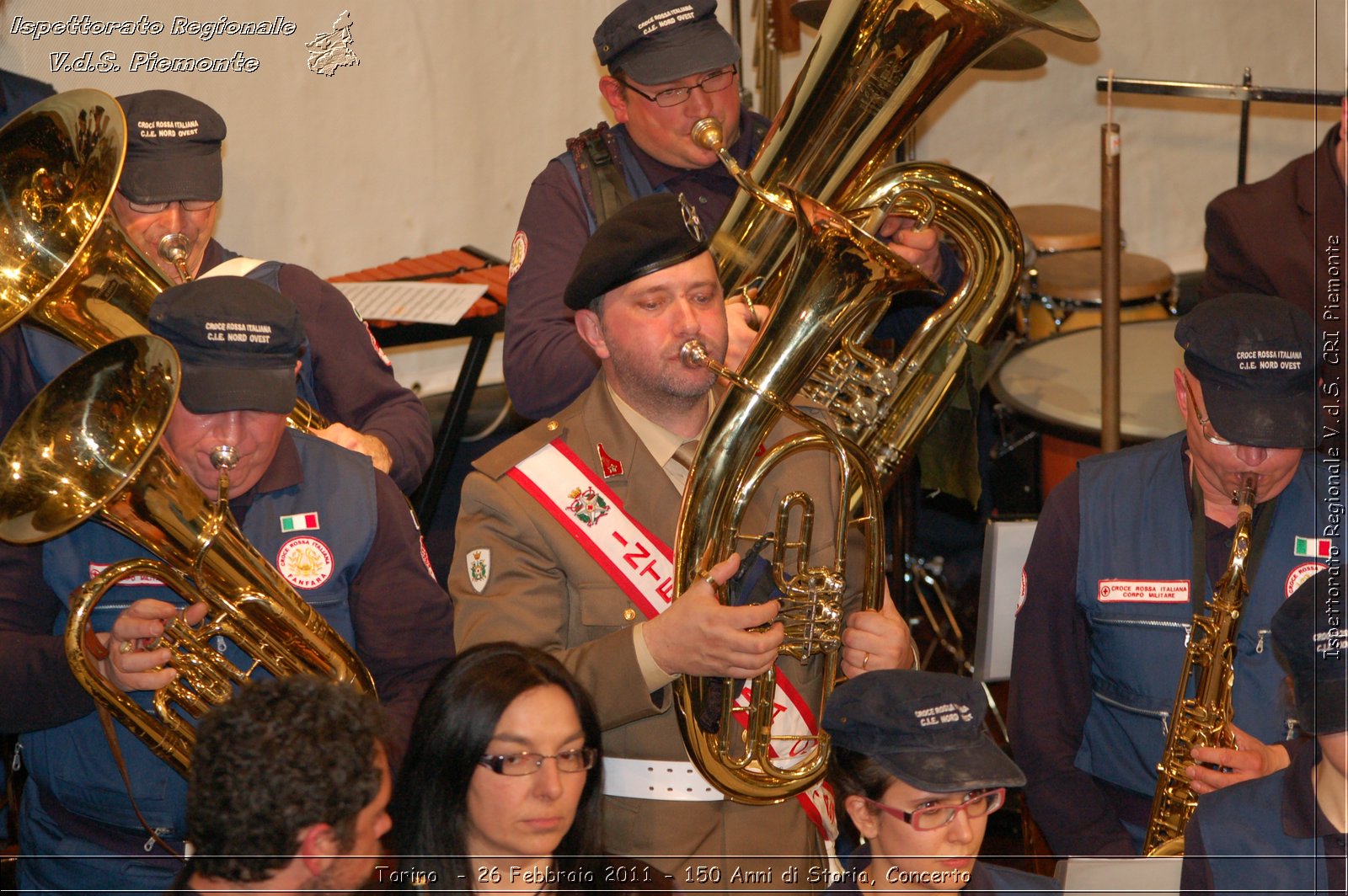 Torino  - 26 Febbraio 2011 - 150 Anni di Storia, Concerto -  Croce Rossa Italiana - Ispettorato Regionale Volontari del Soccorso Piemonte