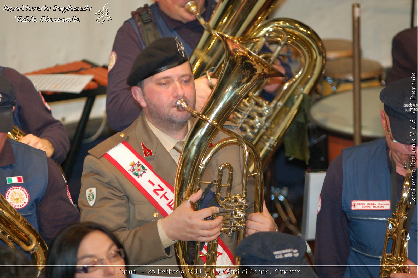 Torino  - 26 Febbraio 2011 - 150 Anni di Storia, Concerto -  Croce Rossa Italiana - Ispettorato Regionale Volontari del Soccorso Piemonte