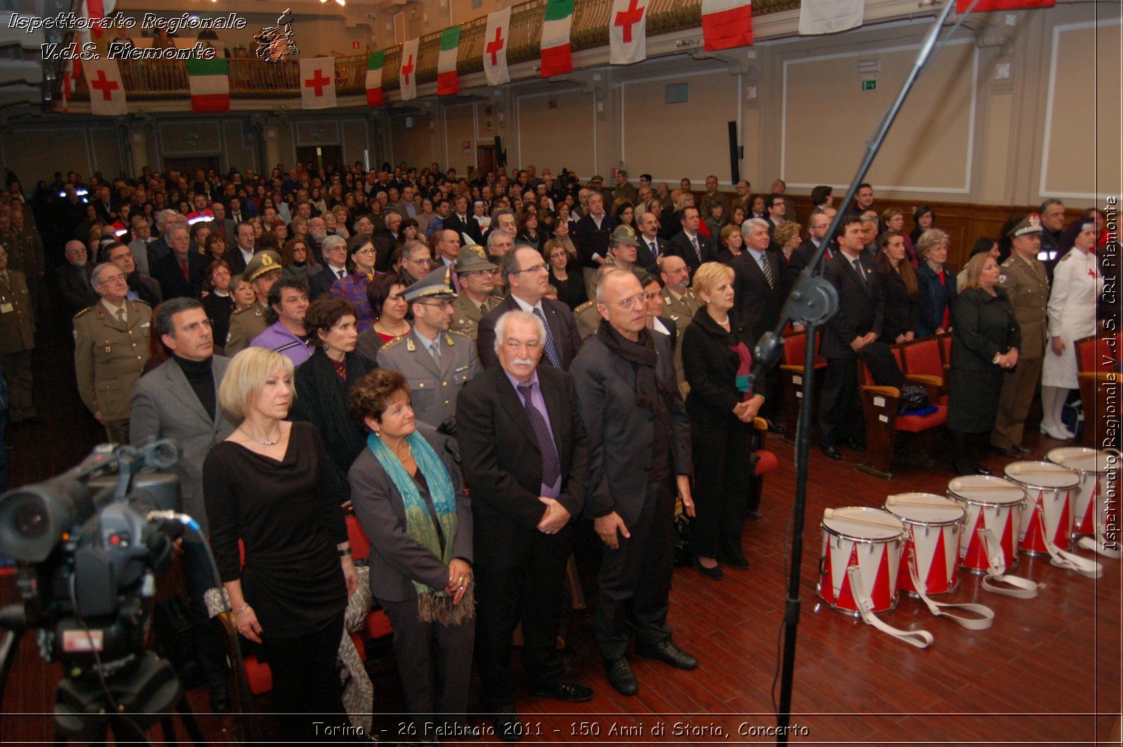 Torino  - 26 Febbraio 2011 - 150 Anni di Storia, Concerto -  Croce Rossa Italiana - Ispettorato Regionale Volontari del Soccorso Piemonte