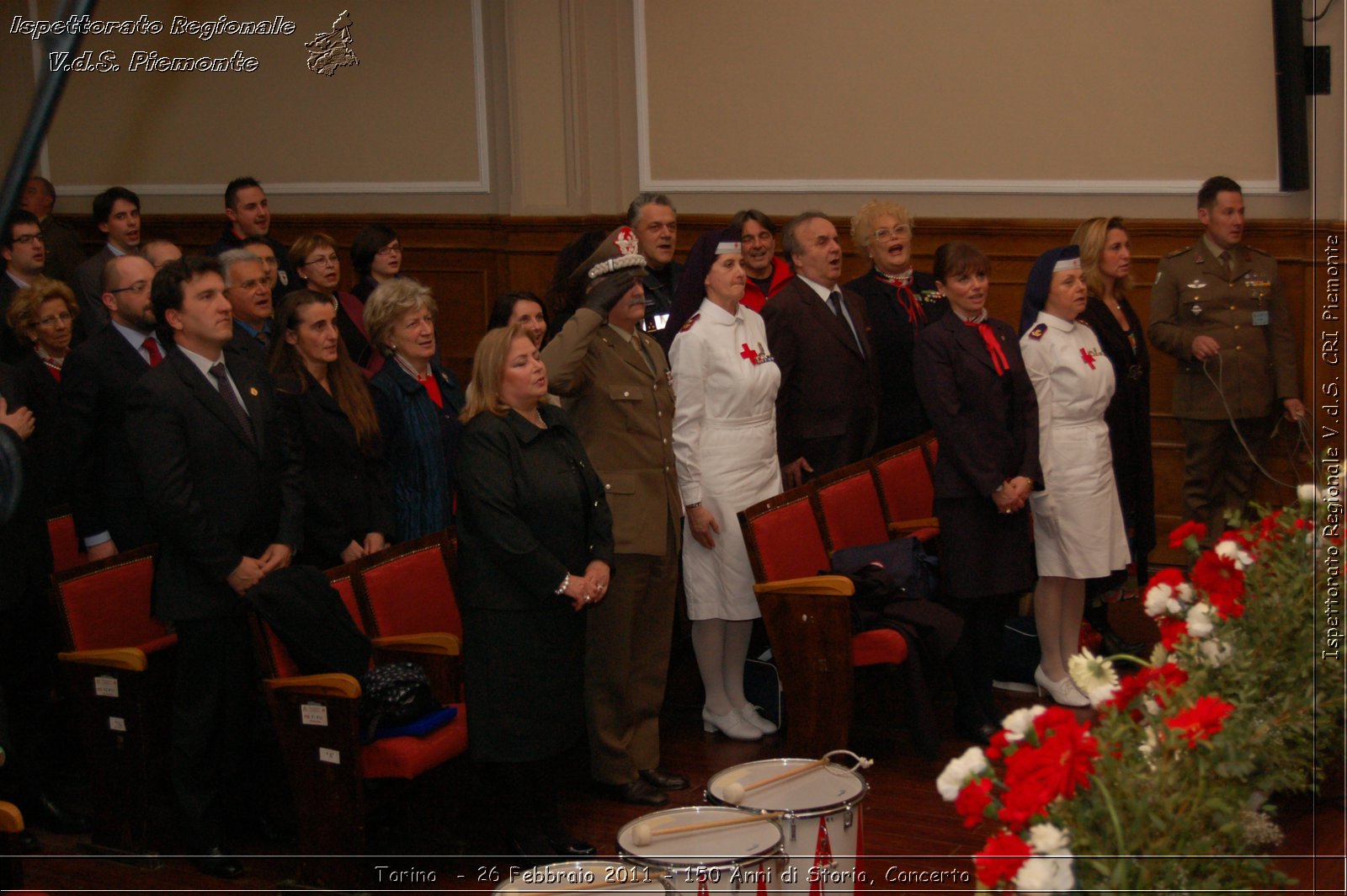 Torino  - 26 Febbraio 2011 - 150 Anni di Storia, Concerto -  Croce Rossa Italiana - Ispettorato Regionale Volontari del Soccorso Piemonte