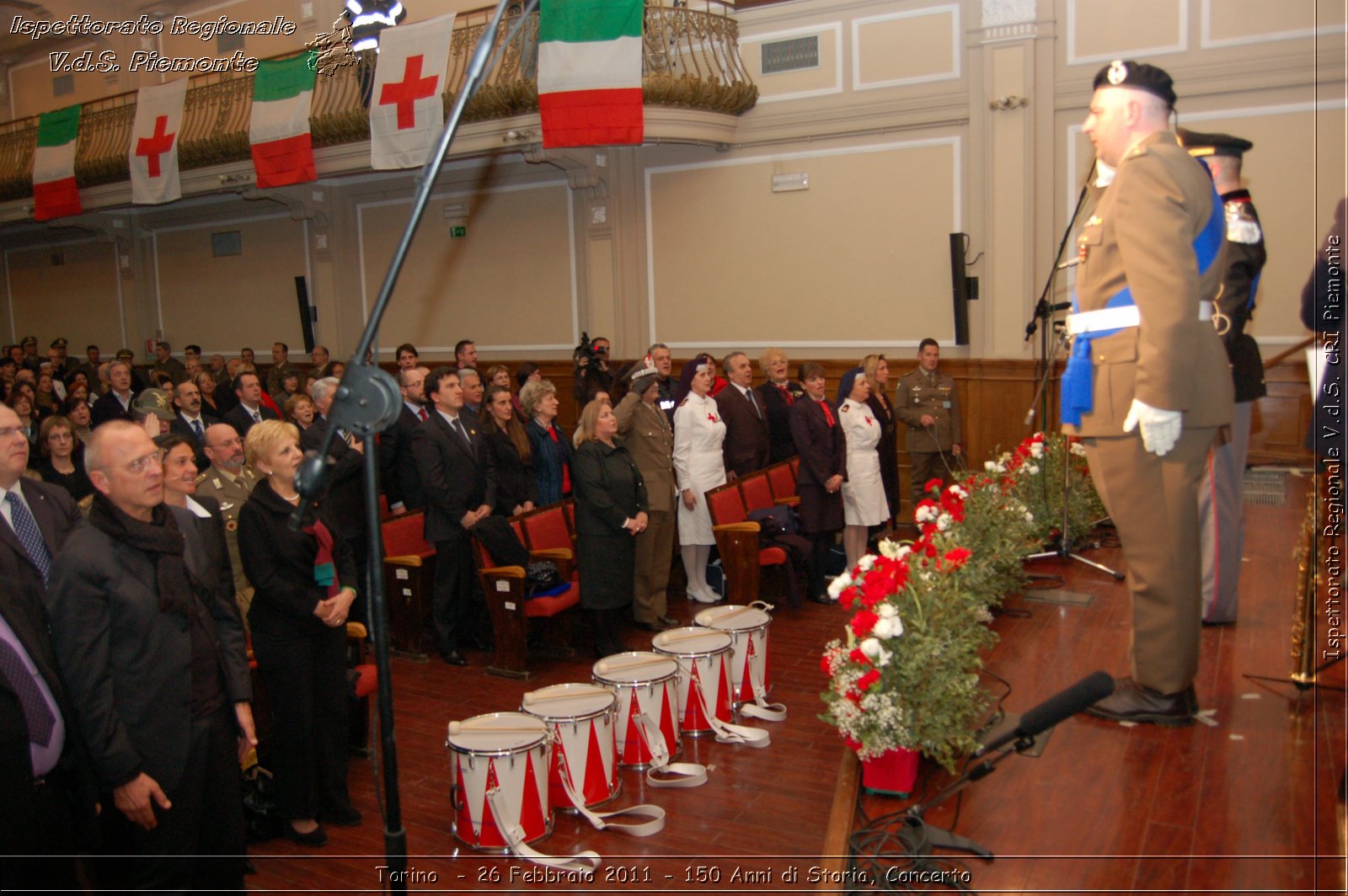 Torino  - 26 Febbraio 2011 - 150 Anni di Storia, Concerto -  Croce Rossa Italiana - Ispettorato Regionale Volontari del Soccorso Piemonte