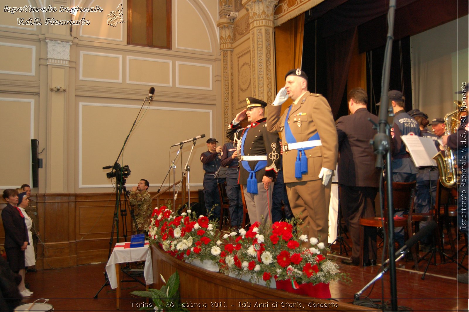 Torino  - 26 Febbraio 2011 - 150 Anni di Storia, Concerto -  Croce Rossa Italiana - Ispettorato Regionale Volontari del Soccorso Piemonte