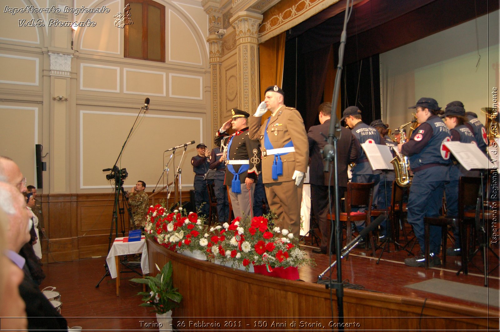 Torino  - 26 Febbraio 2011 - 150 Anni di Storia, Concerto -  Croce Rossa Italiana - Ispettorato Regionale Volontari del Soccorso Piemonte