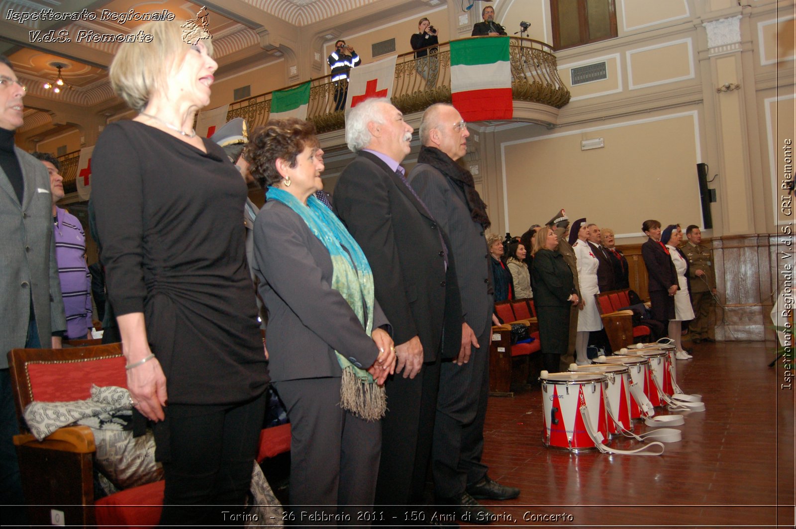 Torino  - 26 Febbraio 2011 - 150 Anni di Storia, Concerto -  Croce Rossa Italiana - Ispettorato Regionale Volontari del Soccorso Piemonte