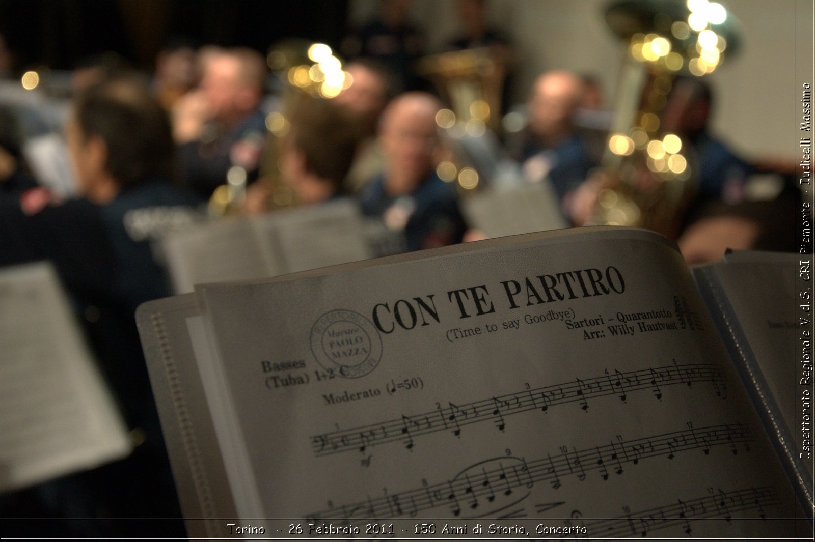 Torino  - 26 Febbraio 2011 - 150 Anni di Storia, Concerto -  Croce Rossa Italiana - Ispettorato Regionale Volontari del Soccorso Piemonte