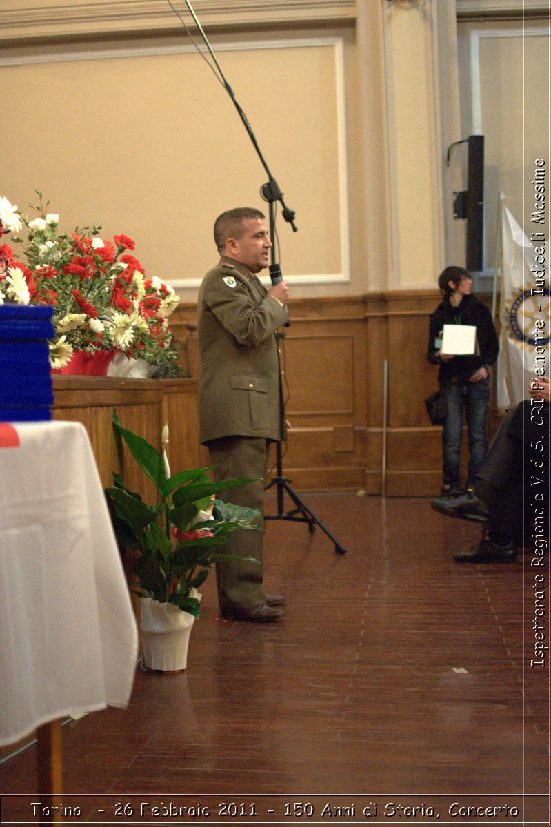 Torino  - 26 Febbraio 2011 - 150 Anni di Storia, Concerto -  Croce Rossa Italiana - Ispettorato Regionale Volontari del Soccorso Piemonte