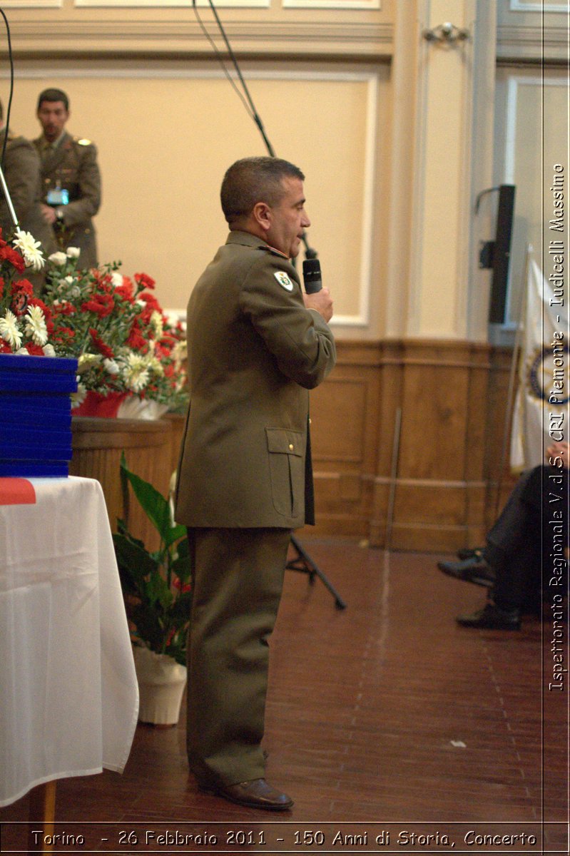 Torino  - 26 Febbraio 2011 - 150 Anni di Storia, Concerto -  Croce Rossa Italiana - Ispettorato Regionale Volontari del Soccorso Piemonte