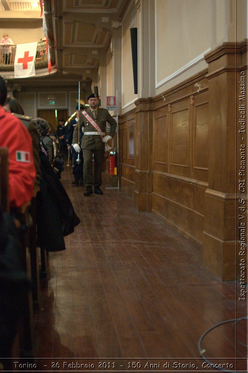 Torino  - 26 Febbraio 2011 - 150 Anni di Storia, Concerto -  Croce Rossa Italiana - Ispettorato Regionale Volontari del Soccorso Piemonte