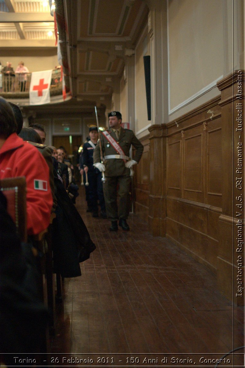 Torino  - 26 Febbraio 2011 - 150 Anni di Storia, Concerto -  Croce Rossa Italiana - Ispettorato Regionale Volontari del Soccorso Piemonte