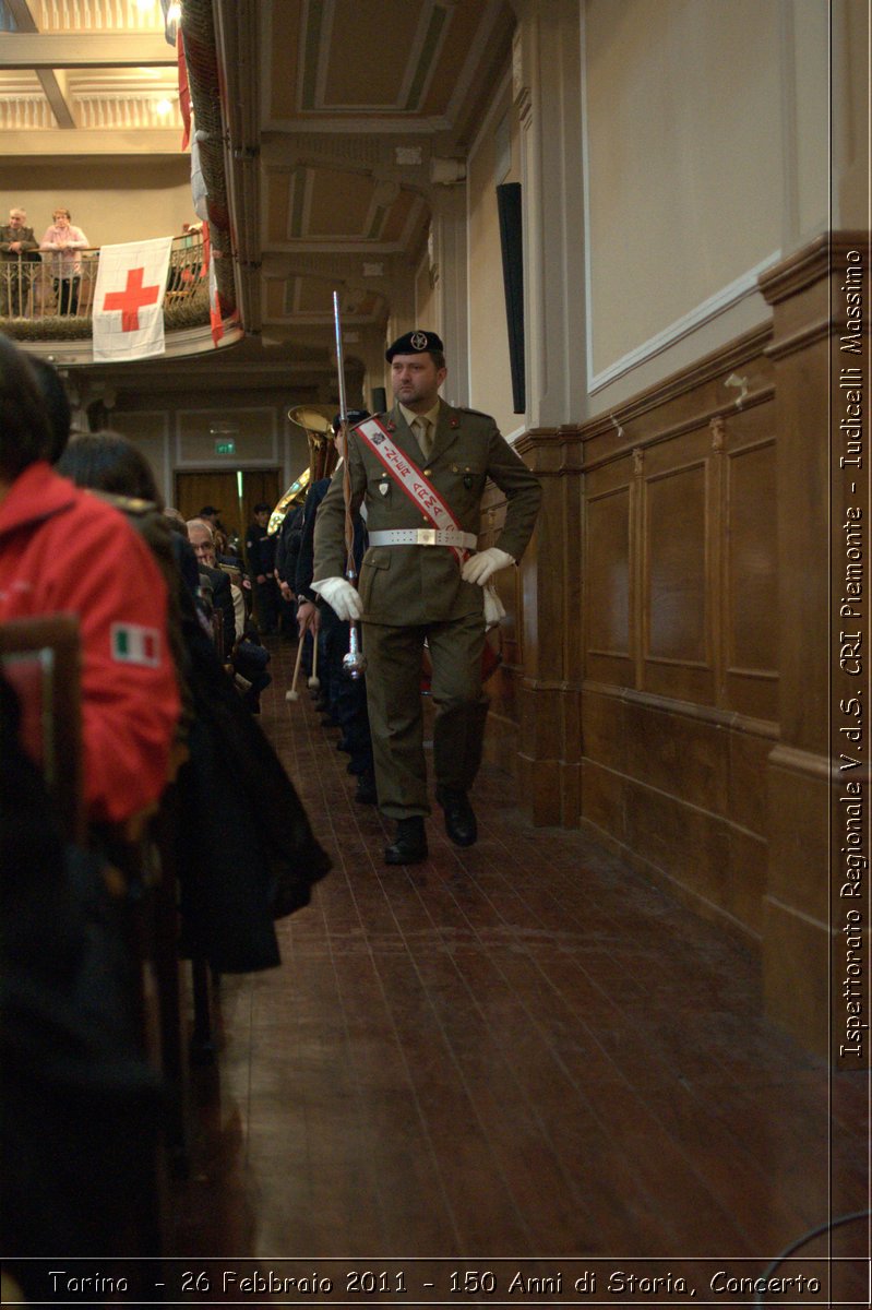 Torino  - 26 Febbraio 2011 - 150 Anni di Storia, Concerto -  Croce Rossa Italiana - Ispettorato Regionale Volontari del Soccorso Piemonte