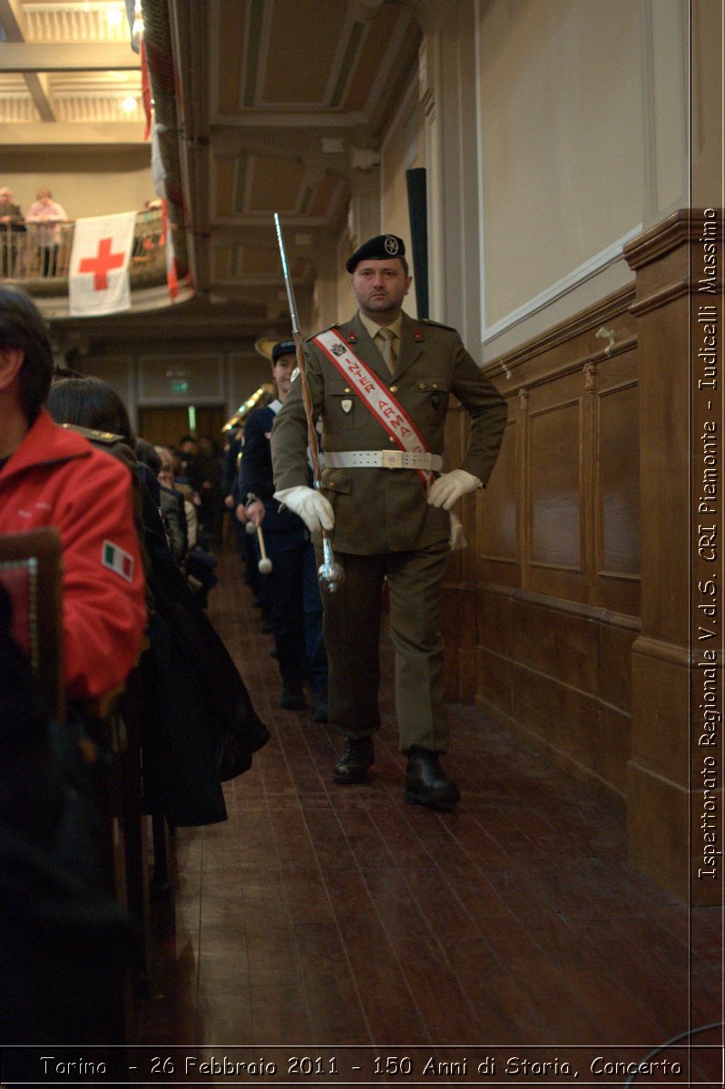 Torino  - 26 Febbraio 2011 - 150 Anni di Storia, Concerto -  Croce Rossa Italiana - Ispettorato Regionale Volontari del Soccorso Piemonte