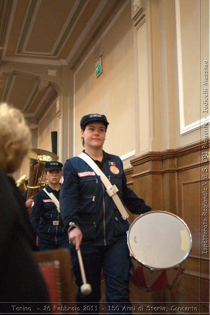 Torino  - 26 Febbraio 2011 - 150 Anni di Storia, Concerto -  Croce Rossa Italiana - Ispettorato Regionale Volontari del Soccorso Piemonte