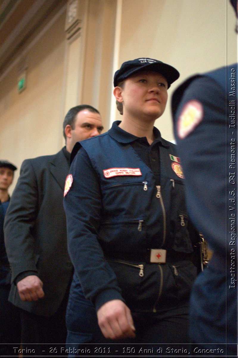 Torino  - 26 Febbraio 2011 - 150 Anni di Storia, Concerto -  Croce Rossa Italiana - Ispettorato Regionale Volontari del Soccorso Piemonte