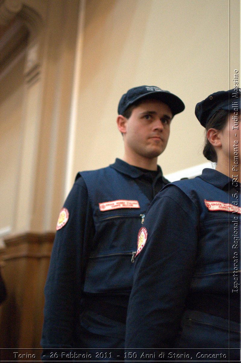 Torino  - 26 Febbraio 2011 - 150 Anni di Storia, Concerto -  Croce Rossa Italiana - Ispettorato Regionale Volontari del Soccorso Piemonte