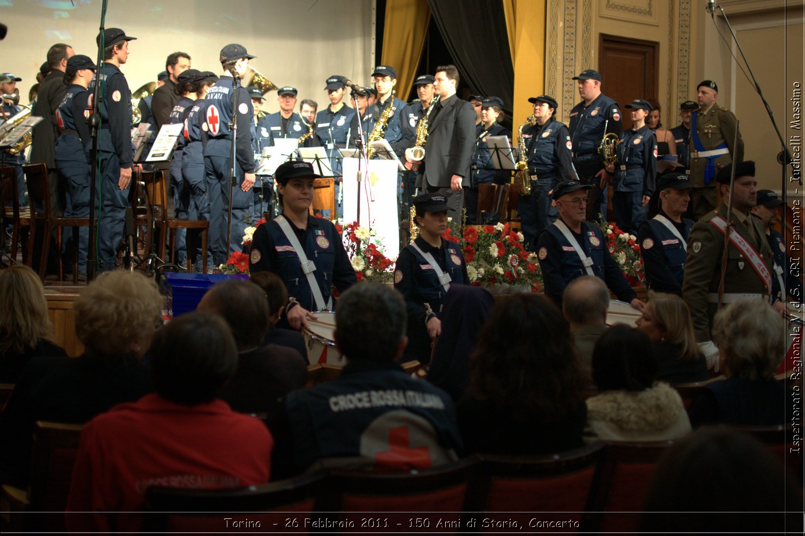 Torino  - 26 Febbraio 2011 - 150 Anni di Storia, Concerto -  Croce Rossa Italiana - Ispettorato Regionale Volontari del Soccorso Piemonte