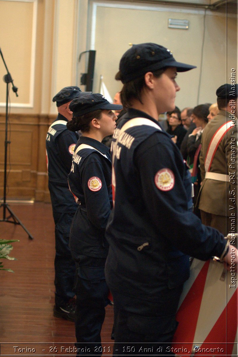 Torino  - 26 Febbraio 2011 - 150 Anni di Storia, Concerto -  Croce Rossa Italiana - Ispettorato Regionale Volontari del Soccorso Piemonte