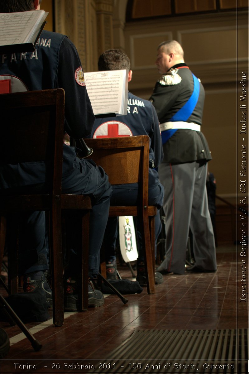 Torino  - 26 Febbraio 2011 - 150 Anni di Storia, Concerto -  Croce Rossa Italiana - Ispettorato Regionale Volontari del Soccorso Piemonte