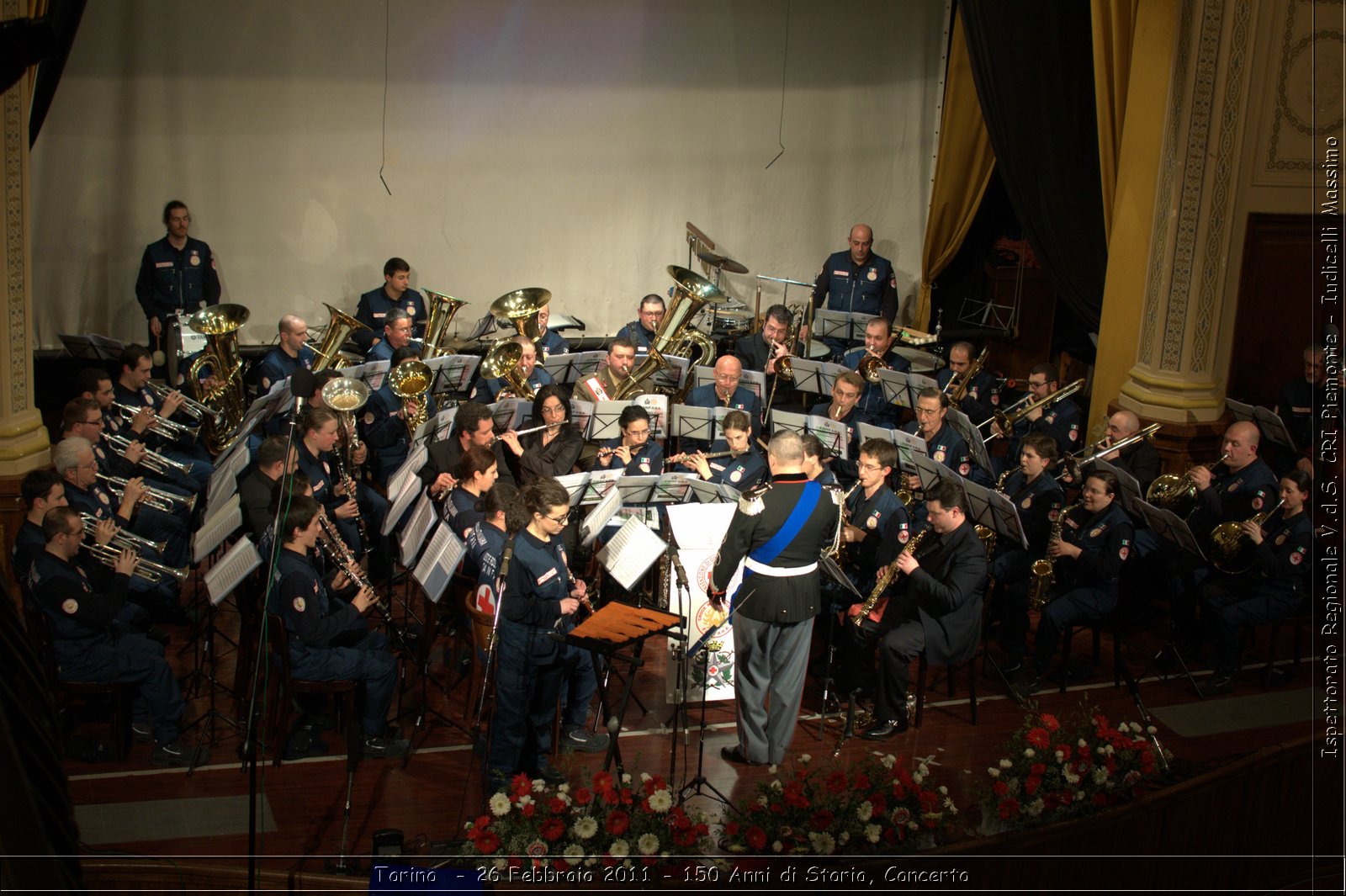 Torino  - 26 Febbraio 2011 - 150 Anni di Storia, Concerto -  Croce Rossa Italiana - Ispettorato Regionale Volontari del Soccorso Piemonte