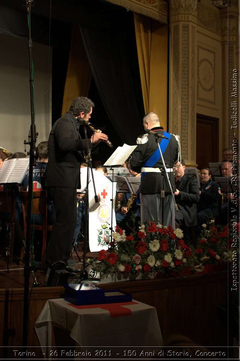 Torino  - 26 Febbraio 2011 - 150 Anni di Storia, Concerto -  Croce Rossa Italiana - Ispettorato Regionale Volontari del Soccorso Piemonte