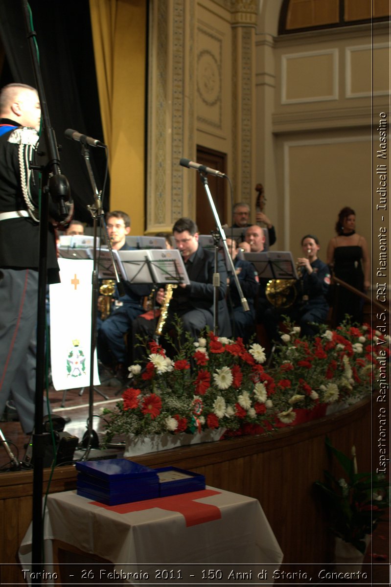 Torino  - 26 Febbraio 2011 - 150 Anni di Storia, Concerto -  Croce Rossa Italiana - Ispettorato Regionale Volontari del Soccorso Piemonte