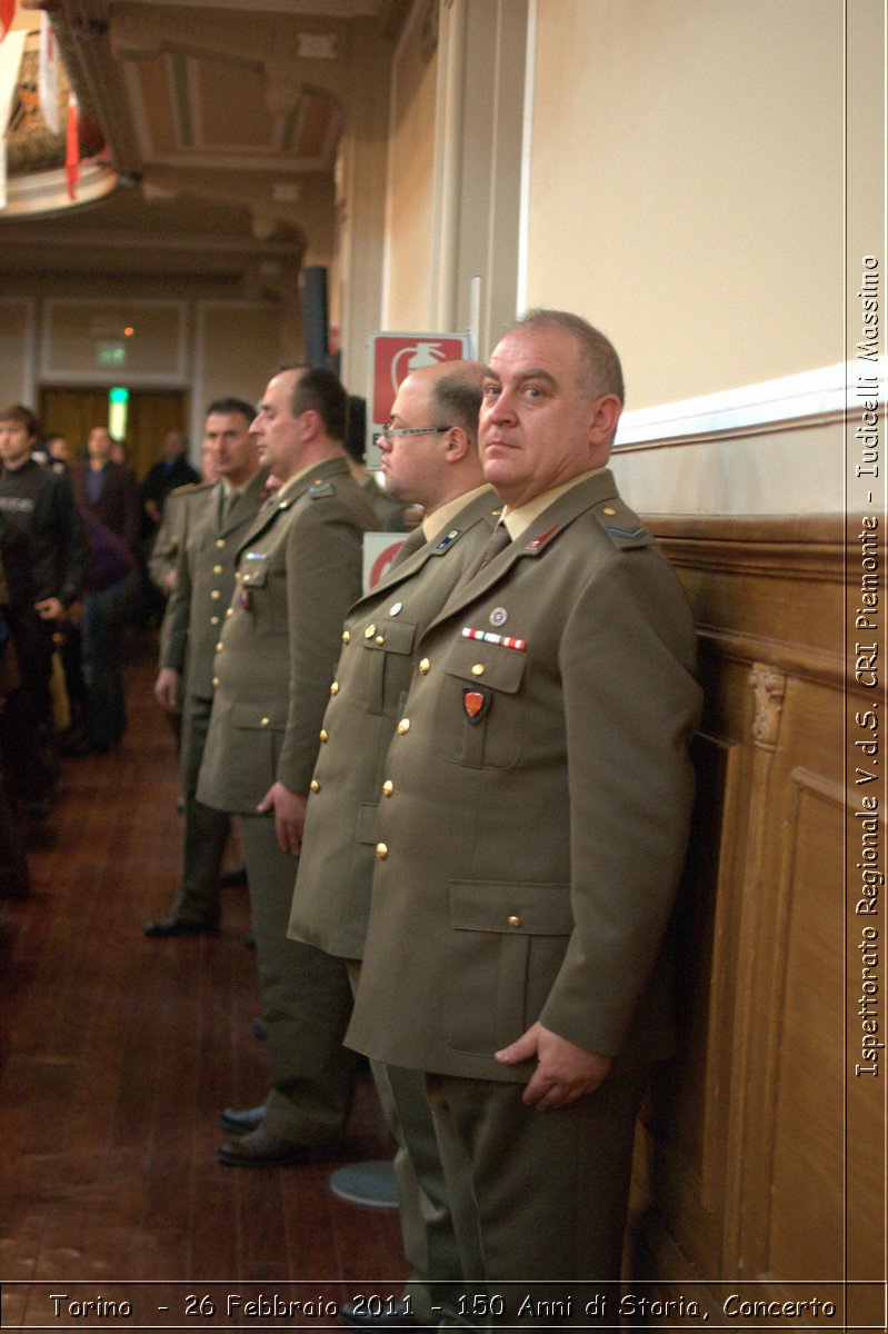 Torino  - 26 Febbraio 2011 - 150 Anni di Storia, Concerto -  Croce Rossa Italiana - Ispettorato Regionale Volontari del Soccorso Piemonte