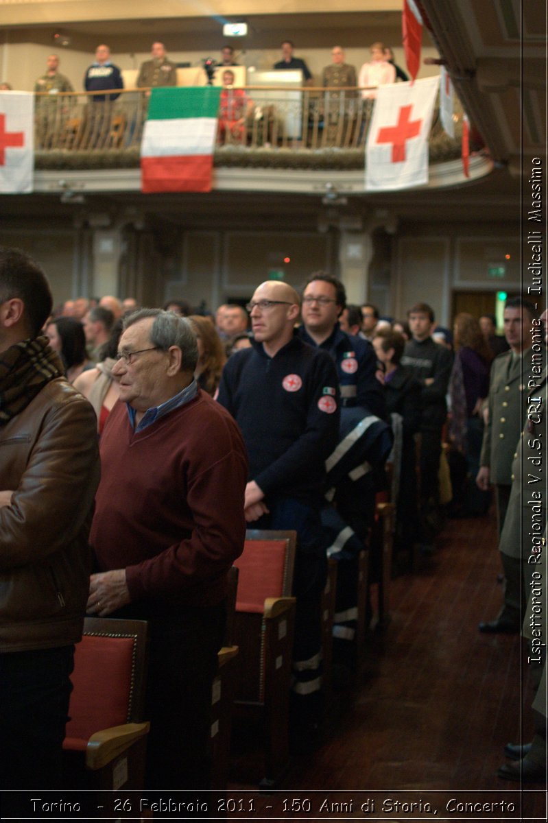 Torino  - 26 Febbraio 2011 - 150 Anni di Storia, Concerto -  Croce Rossa Italiana - Ispettorato Regionale Volontari del Soccorso Piemonte