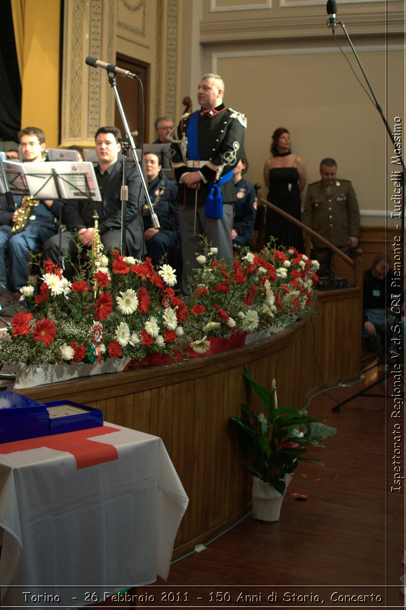 Torino  - 26 Febbraio 2011 - 150 Anni di Storia, Concerto -  Croce Rossa Italiana - Ispettorato Regionale Volontari del Soccorso Piemonte