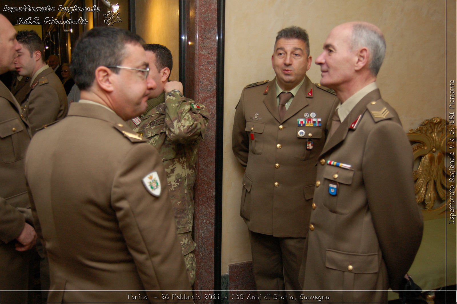 Torino  - 26 Febbraio 2011 - 150 Anni di Storia, Convegno -  Croce Rossa Italiana - Ispettorato Regionale Volontari del Soccorso Piemonte