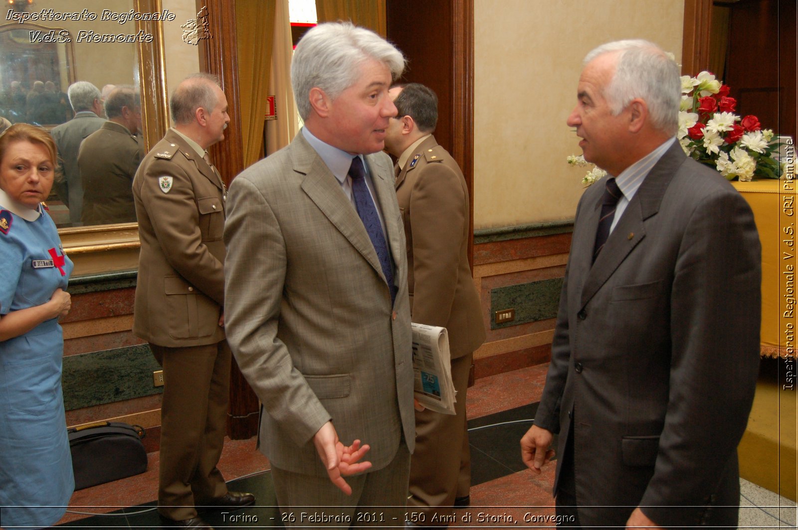 Torino  - 26 Febbraio 2011 - 150 Anni di Storia, Convegno -  Croce Rossa Italiana - Ispettorato Regionale Volontari del Soccorso Piemonte