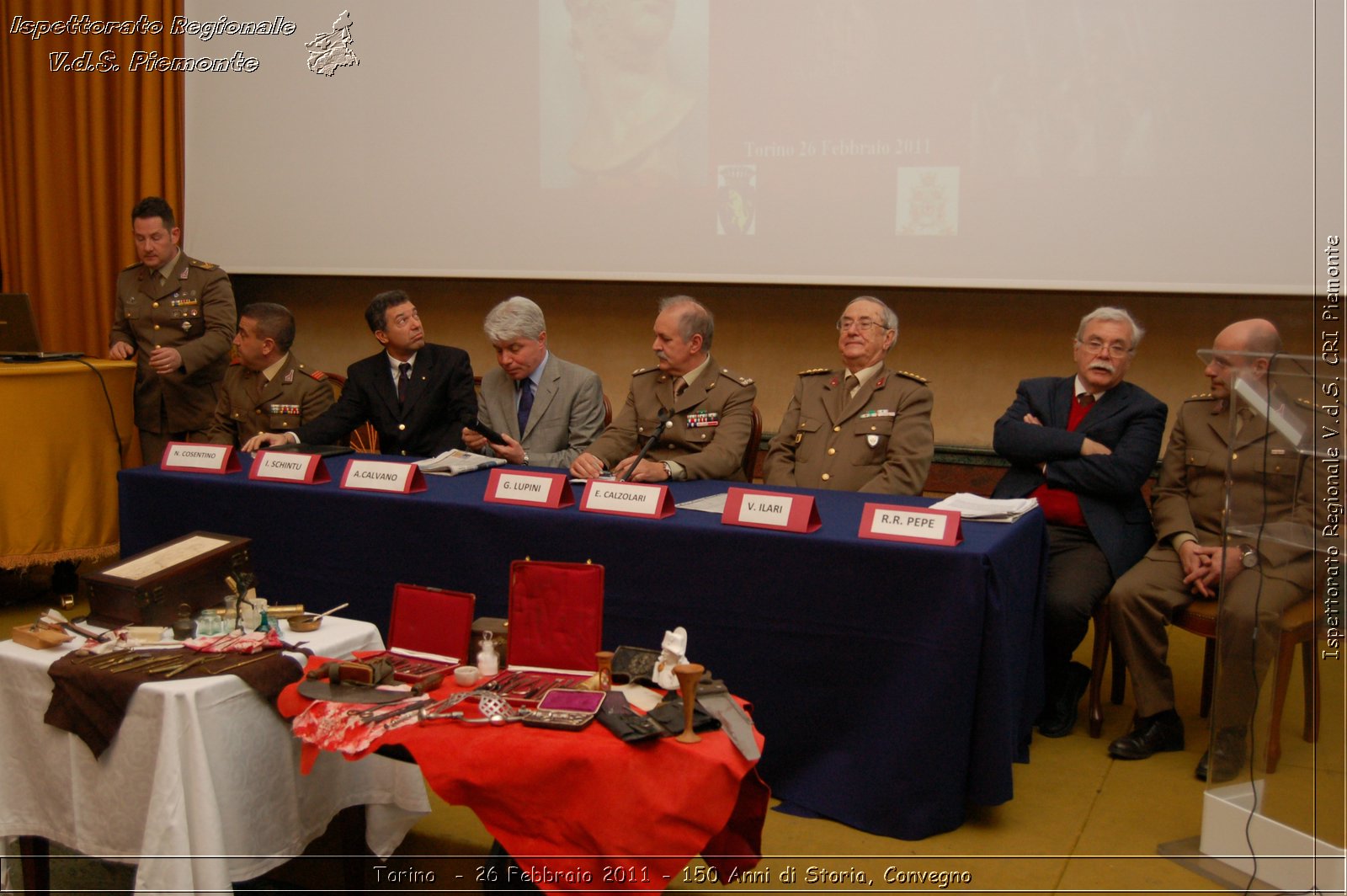 Torino  - 26 Febbraio 2011 - 150 Anni di Storia, Convegno -  Croce Rossa Italiana - Ispettorato Regionale Volontari del Soccorso Piemonte