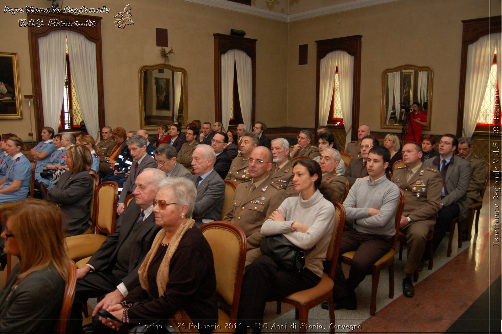 Torino  - 26 Febbraio 2011 - 150 Anni di Storia, Convegno -  Croce Rossa Italiana - Ispettorato Regionale Volontari del Soccorso Piemonte