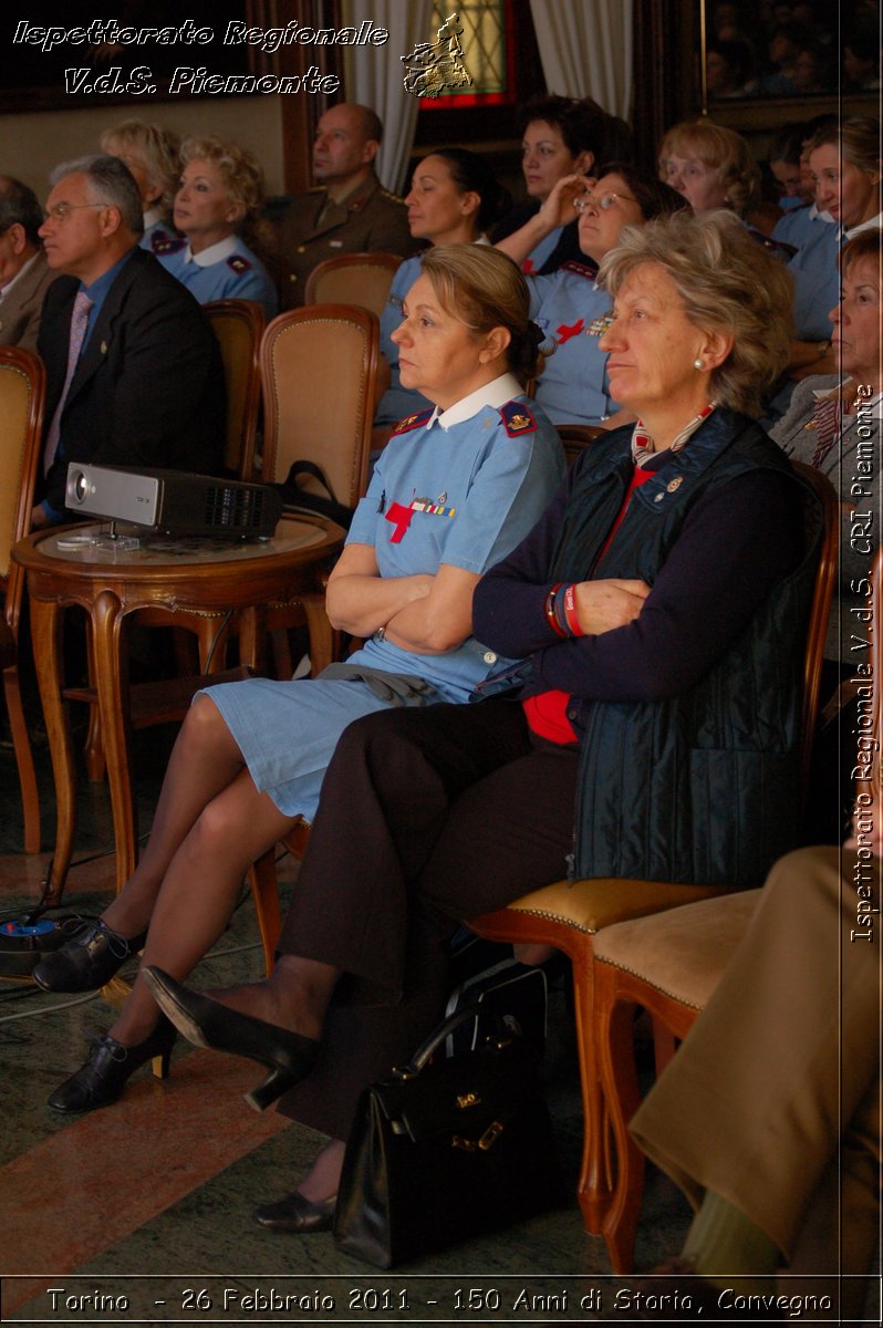 Torino  - 26 Febbraio 2011 - 150 Anni di Storia, Convegno -  Croce Rossa Italiana - Ispettorato Regionale Volontari del Soccorso Piemonte