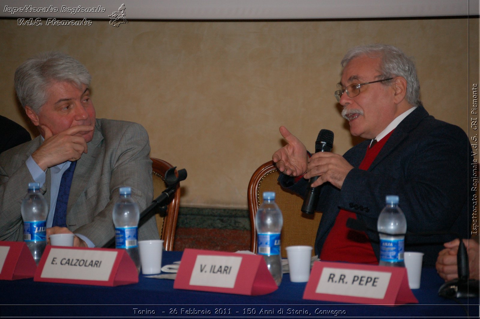 Torino  - 26 Febbraio 2011 - 150 Anni di Storia, Convegno -  Croce Rossa Italiana - Ispettorato Regionale Volontari del Soccorso Piemonte