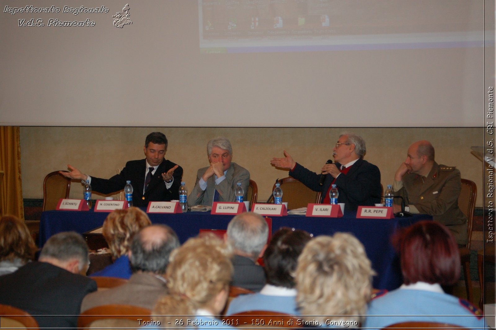 Torino  - 26 Febbraio 2011 - 150 Anni di Storia, Convegno -  Croce Rossa Italiana - Ispettorato Regionale Volontari del Soccorso Piemonte